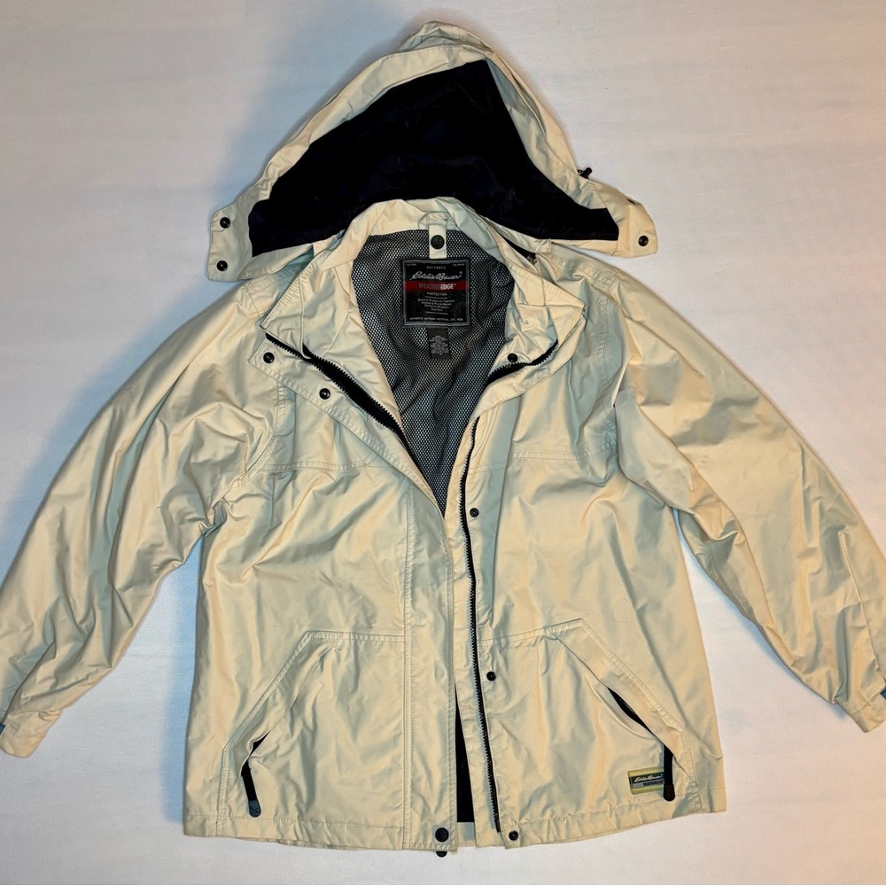 Eddie Bauer Cream Utility Jacket